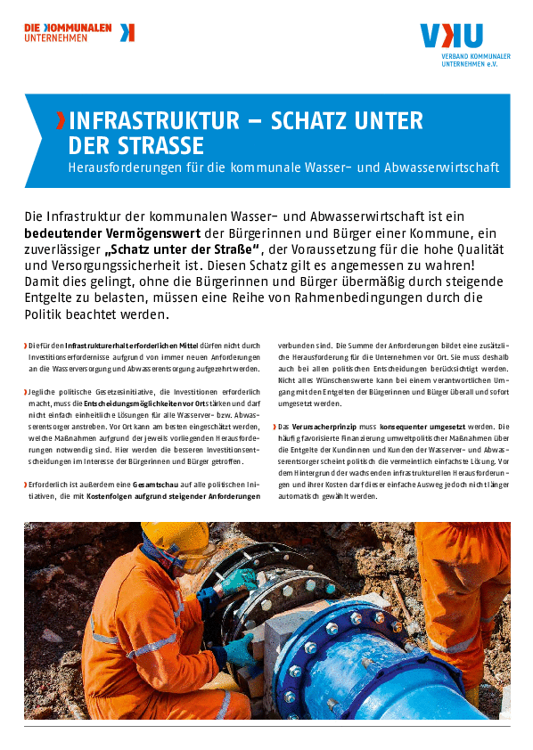 VKU_Lobbyblatt_Infrastrukturerhalt_20161007.indd VKU_Lobbyblatt_Infrastrukturerhalt_20161007.indd