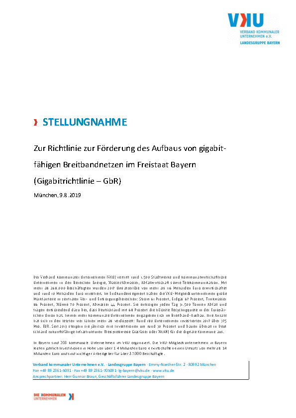 Stellungnahme Stellungnahme