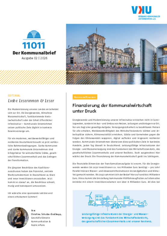Deckblatt der Publikation Der Kommunalbrief Berlin – Ausgabe 2/2026