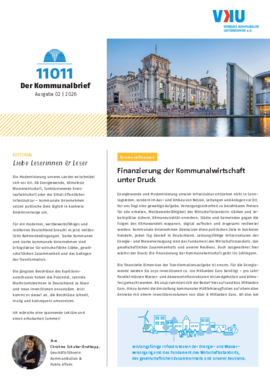 Deckblatt der Publikation Der Kommunalbrief Berlin – Ausgabe 2/2026