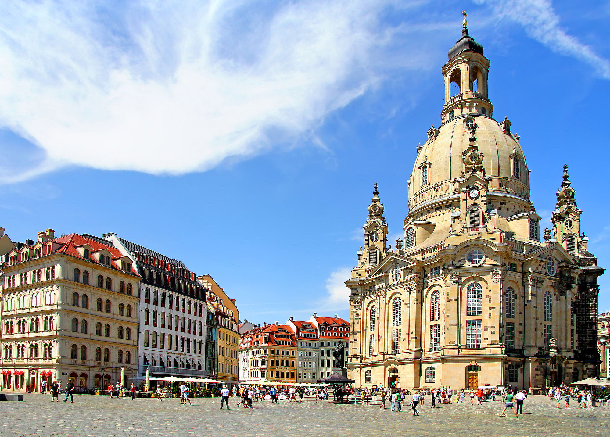 Lutheran church Dresden Frauenkirche in Dresden